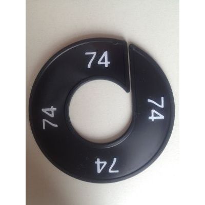 Klika - Size ring black/white 74