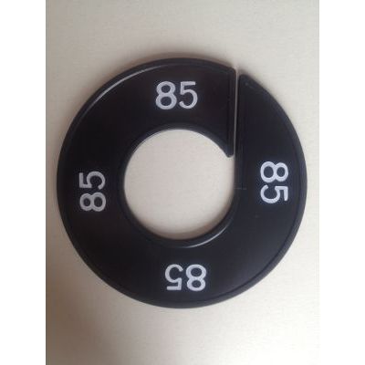 Klika - Size ring black/white 85