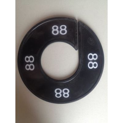 Klika - Größenring schwarz/weiß 88