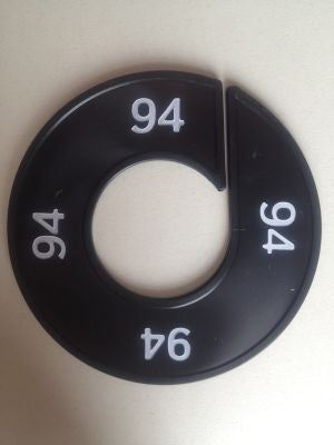 Klika - Misura anello nero/bianco 94