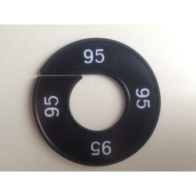 Klika - Größenring schwarz/weiß 95