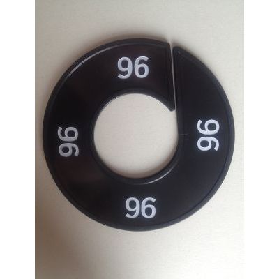 Klika - Größenring schwarz/weiß 96