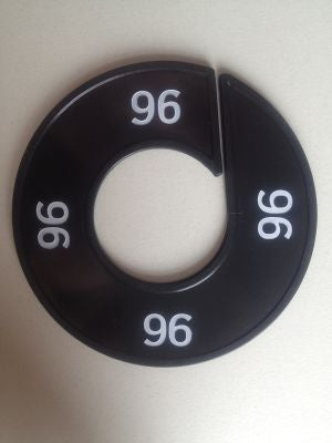 Klika - Misura anello nero/bianco 96