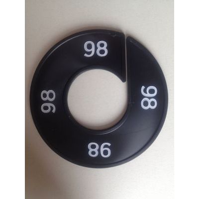 Klika - Größenring schwarz/weiß 98