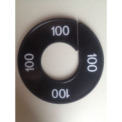 Klika - Size ring black/white 100