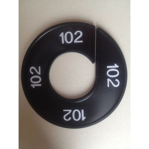 Klika -  Maatring 9cm zwart/wit 102