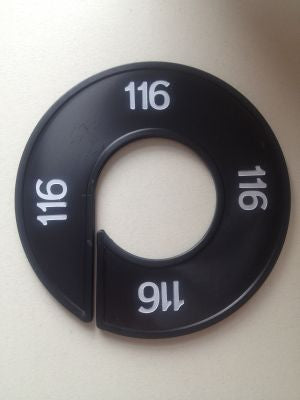 Klika - Taille bague noir/blanc 116