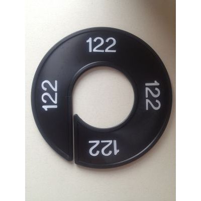 Klika -  Maatring 9cm zwart/wit 122
