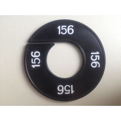 Klika -  Maatring 9cm zwart/wit 156