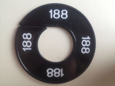 Klika - Taille bague noir/blanc 188