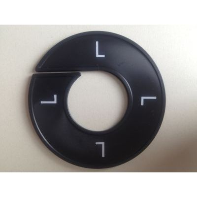 Klika - Größenring schwarz/weiß L