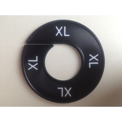 Klika - Größenring schwarz/weiß XL