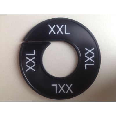 Klika - Größenring schwarz/weiß XXL