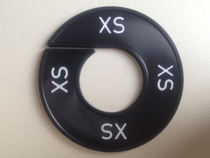 Klika -  Maatring 9cm zwart/wit XS