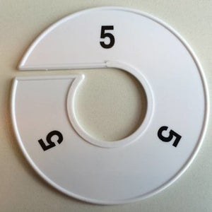 Klika -  Maatring 11cm wit/zwart 5