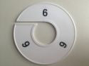 Klika -  Maatring 11cm wit/zwart 6