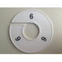 Klika -  Maatring 11cm wit/zwart 6