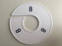 Klika -  Maatring 11cm wit/zwart 8