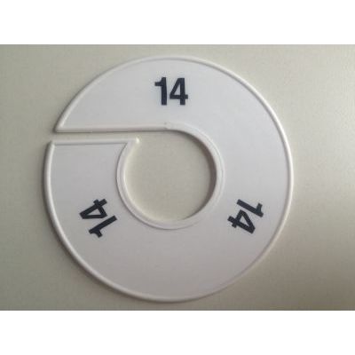 Klika - Size ring 11 cm white/black 14