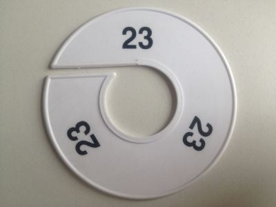 Klika - Talla anillo 11 cm blanco/negro 23