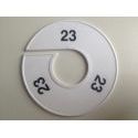 Klika -  Maatring 11cm wit/zwart 23