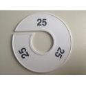 Klika -  Maatring 11cm wit/zwart 25