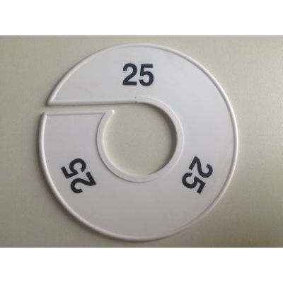 Klika - Size ring 11 cm white/black 25