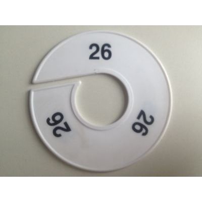 Klika - Size ring 11 cm white/black 26