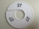 Klika -  Maatring 11cm wit/zwart 27