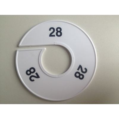 Klika - Size ring 11 cm white/black 28