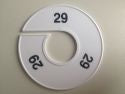 Klika -  Maatring 11cm wit/zwart 29