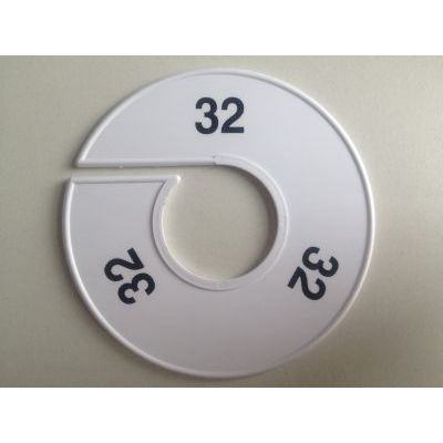 Klika - Talla anillo 11 cm blanco/negro 32