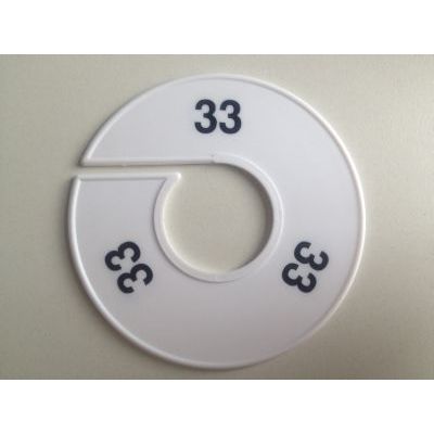 Klika - Talla anillo 11 cm blanco/negro 33