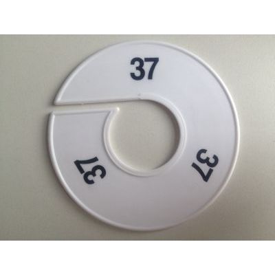 Klika - Talla anillo 11 cm blanco/negro 37