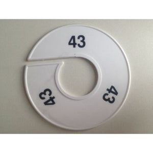 Klika -  Maatring 11 cm wit/zwart 43