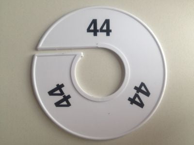 Klika - Misura anello 11 cm bianco/nero 44