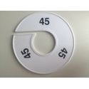 Klika -  Maatring 11 cm wit/zwart 45