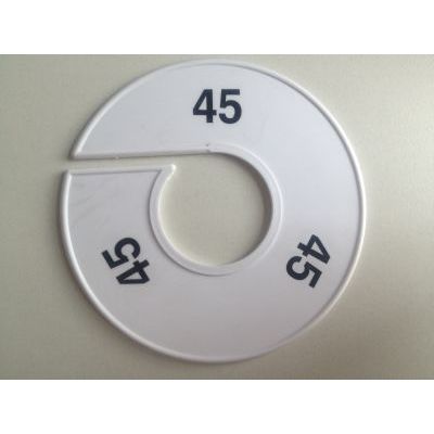 Klika - Talla anillo 11 cm blanco/negro 45