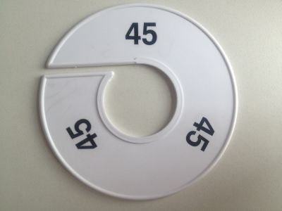 Klika - Size ring 11 cm white/black 45