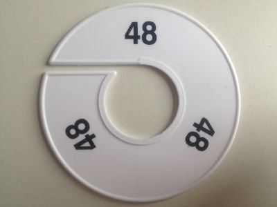 Klika - Size ring 11 cm white/black 48