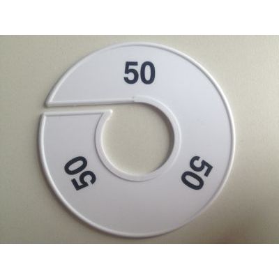 Klika - Talla anillo 11 cm blanco/negro 50