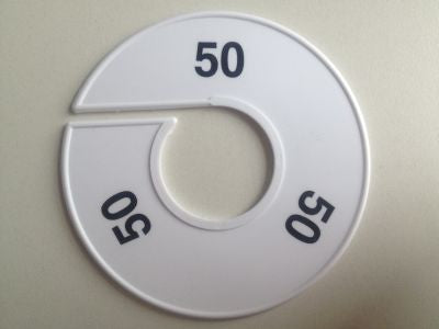 Klika - Size ring 11 cm white/black 50