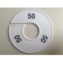 Klika -  Maatring 11 cm wit/zwart 50