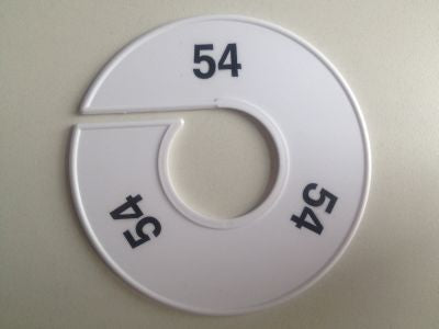 Klika - Misura anello 11 cm bianco/nero 54