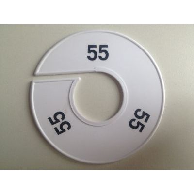 Klika - Talla anillo 11 cm blanco/negro 55