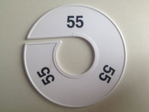 Klika -  Maatring 11 cm wit/zwart 55