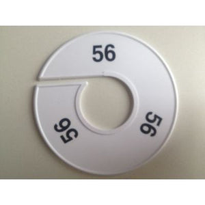 Klika -  Maatring 11 cm wit/zwart 56