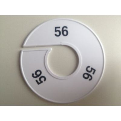 Klika - Talla anillo 11 cm blanco/negro 56