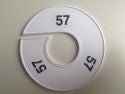Klika -  Maatring 11 cm wit/zwart 57