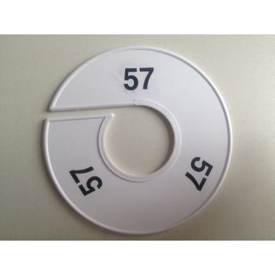 Klika - Talla anillo 11 cm blanco/negro 57